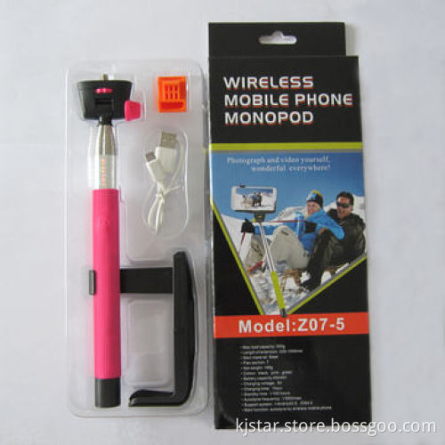 2-in-1 Selfie Sticks with Bluetooth Shutter Button for Most Smartphone